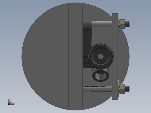 汽车刹车泵壳体工艺及车右端面夹具【含三维】前视缩略图