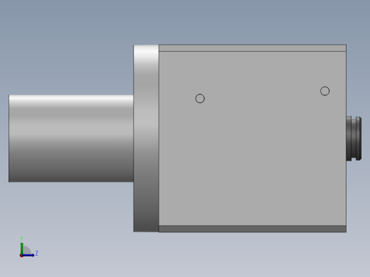 汽车刹车泵壳体工艺及车右端面夹具【含三维】左视缩略图