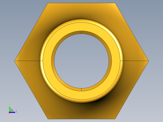 扩口式工业通用硬管接头Long Forged Nut 14FL-6左视缩略图