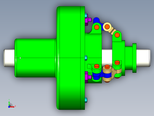 多片式离合器前视缩略图