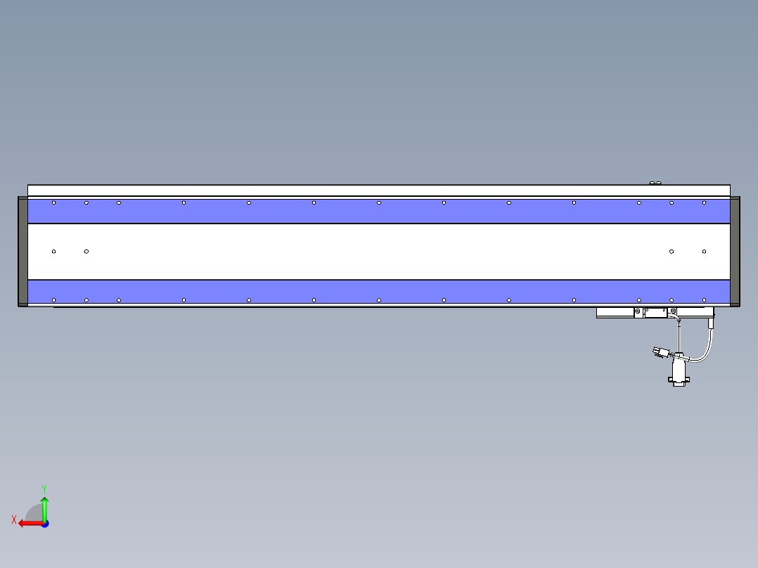 威洛博VL系列3d模型模组VL17E2Y-S850后视图