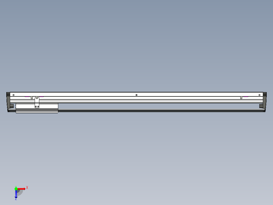 威洛博VL系列3d模型模组VL17E2Y-S850俯视图