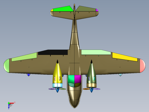 格鲁曼水上鸭子飞机俯视缩略图