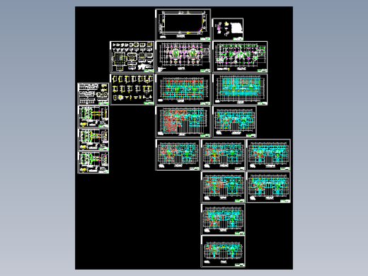 某地十八层框剪结构住宅楼结构方案图