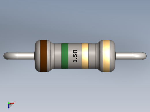 电容器 二极管 电阻器-Resistor 1.5 Ohm俯视缩略图