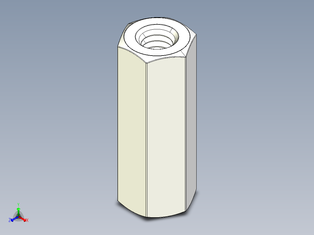 紧固件-IGES 0.2500 Coupler