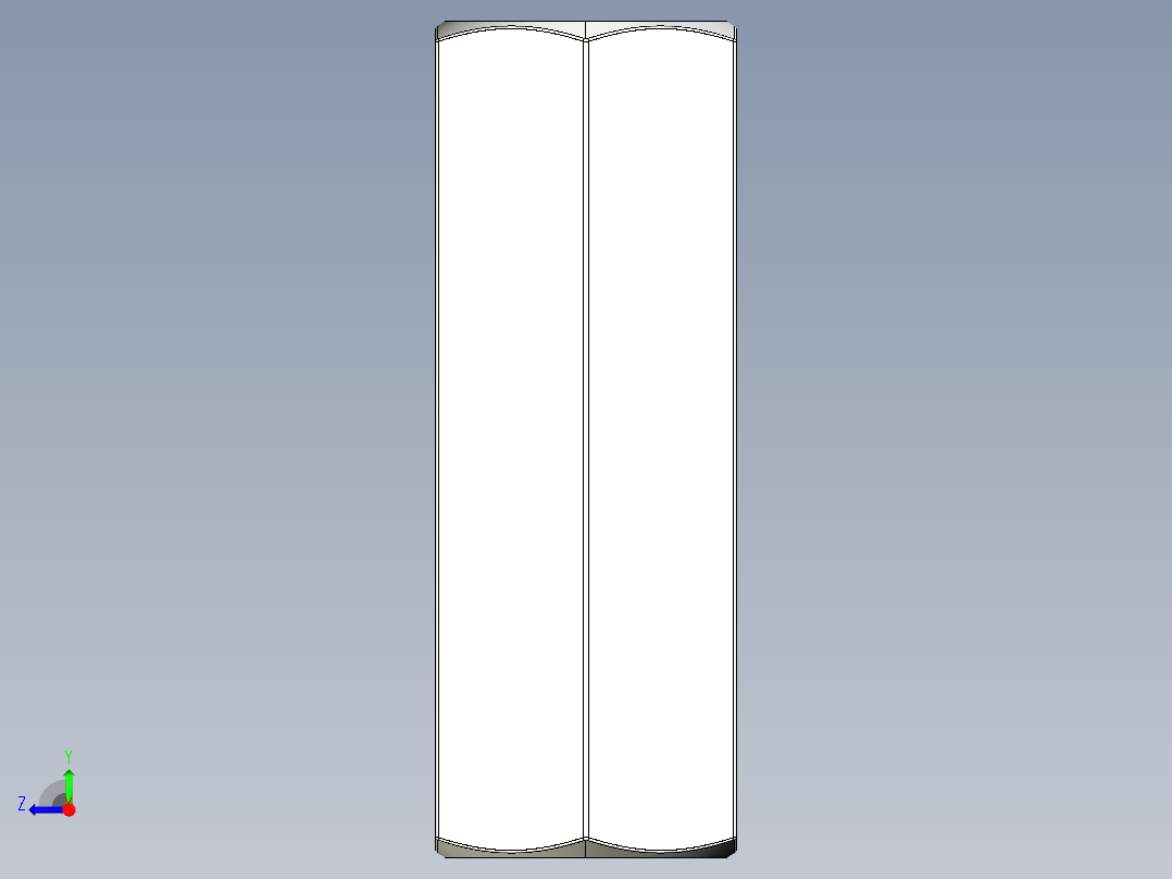 紧固件-IGES 0.2500 Coupler右视图