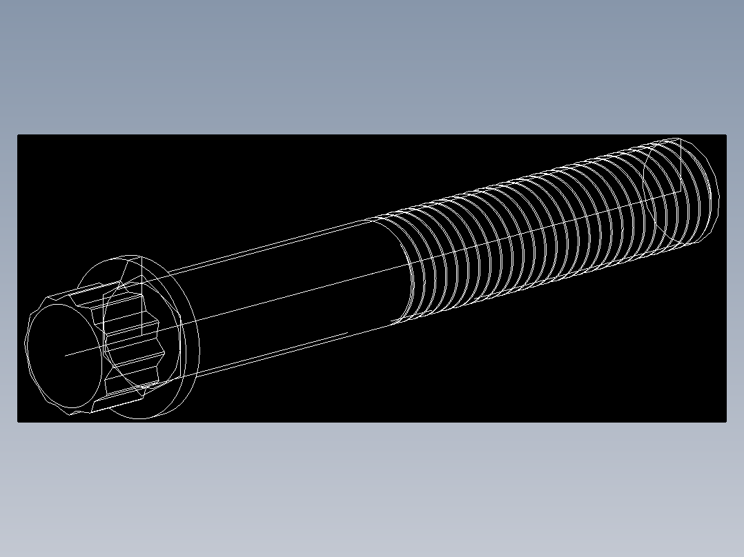 1_4in-28法兰头螺钉-1-4in-28 1.75long 12-point screws.DWG