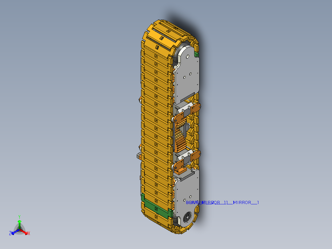 可弯曲转向的履带轮