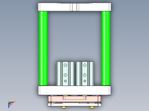ZX550-笔记本CNC工装夹具三维模型CNC6-0519俯视缩略图