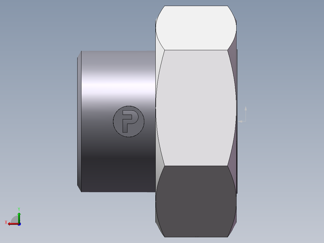 90度焊接接头、2WC-42X4.0非标后视图