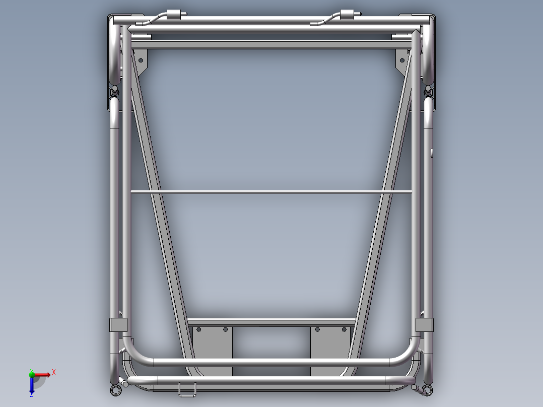 货架、防滚架俯视图