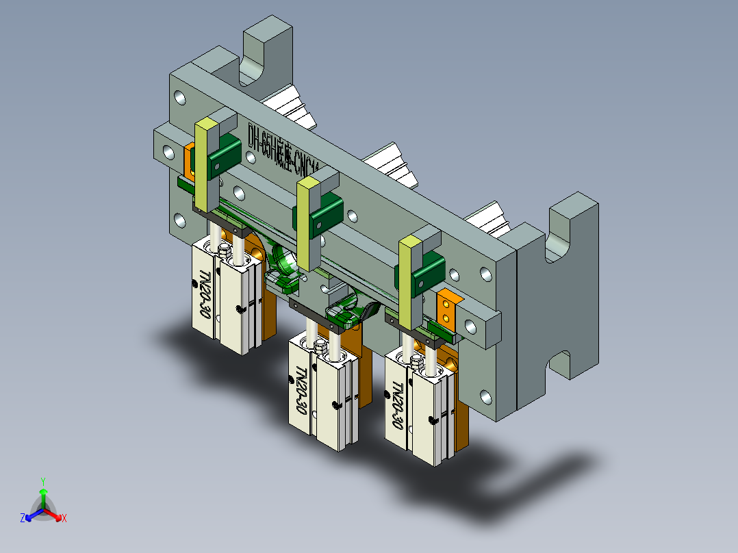 CNC高光钻切夹具