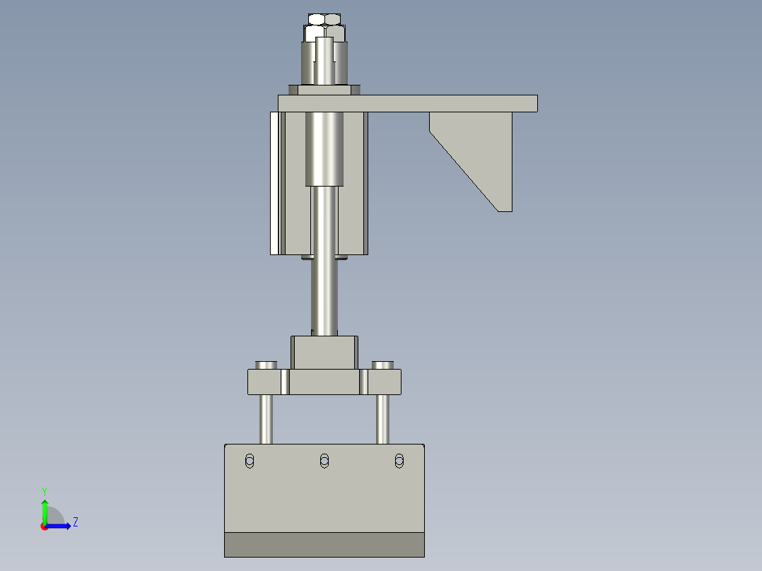 薄膜切断组件09左视图