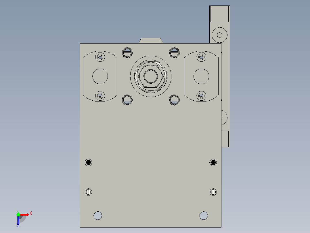 薄膜切断组件09俯视图