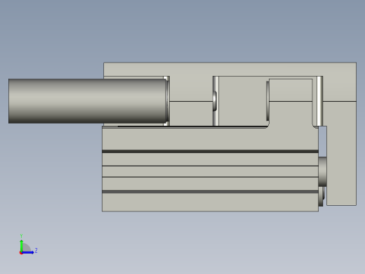 滑台气缸8085150_DGST-25-20-PAFESTO-1111左视缩略图