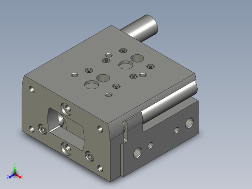 滑台气缸8085150_DGST-25-20-PAFESTO-1111正等轴测缩略图
