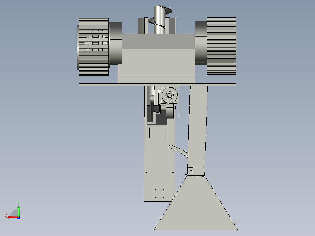 植树方孔多地形适配挖坑机后视图