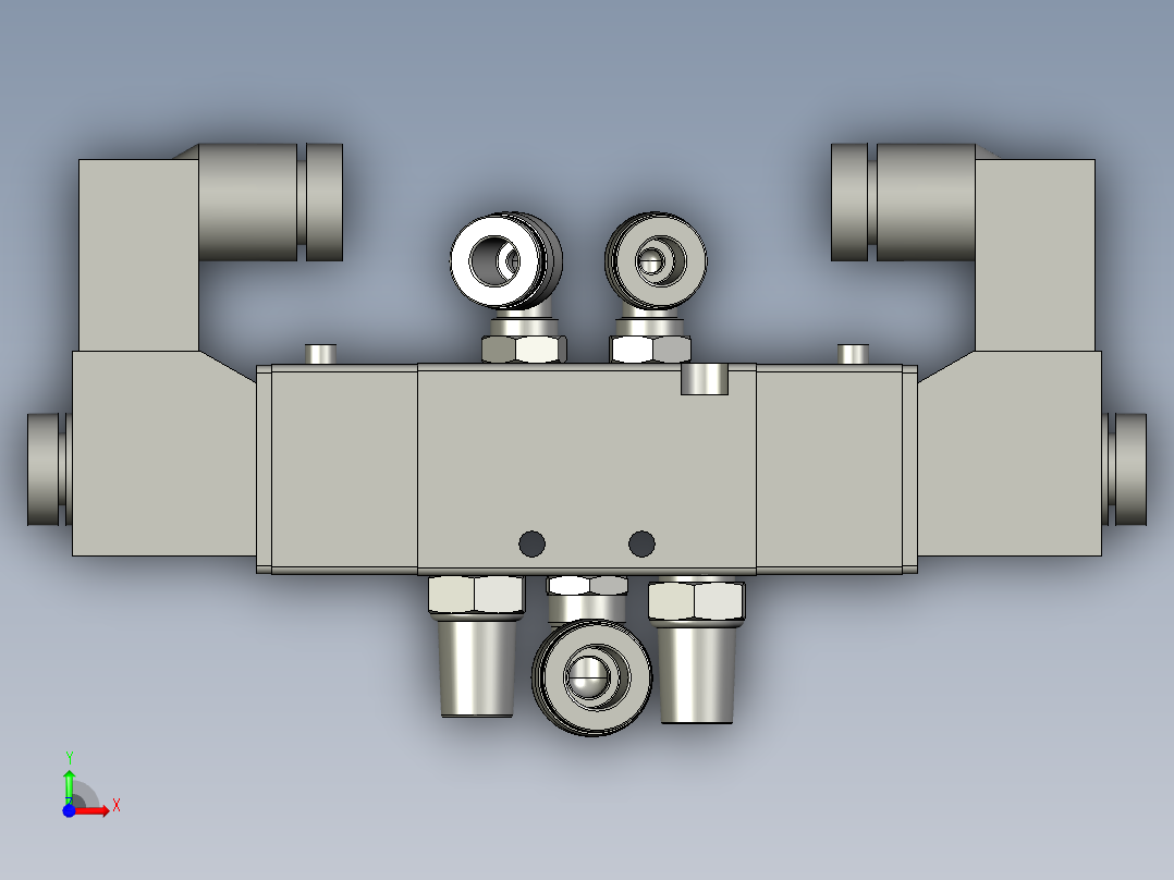 32DE-C03-10-123-电磁阀装配体前视图