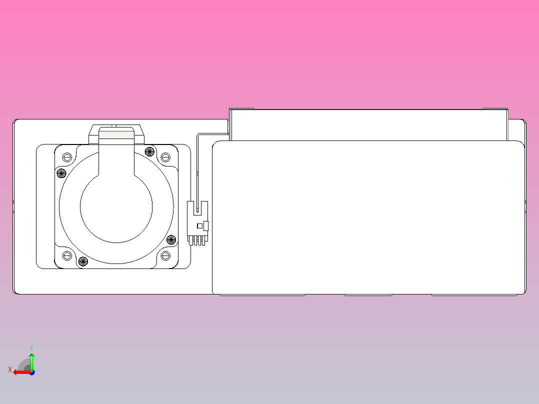 滚珠丝杠直线轴带导轨全封闭TPA-HCR-202D-2510C-L900-MR-C-P75-N3后视图