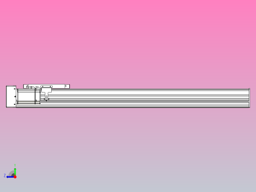 滚珠丝杠直线轴带导轨全封闭TPA-HCR-202D-2510C-L900-MR-C-P75-N3右视缩略图