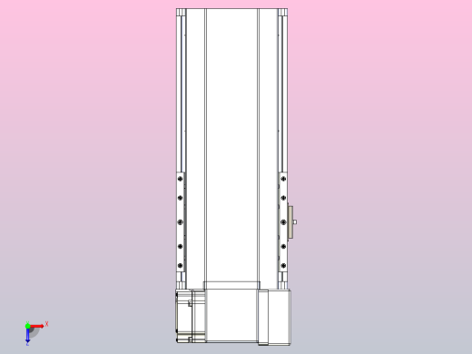皮带直线轴半封闭可选导轨TPA-HNB-175D-140-L150-RP-Y-P75-N3俯视缩略图