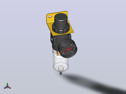 AFR系列调压过滤器[AFR1500]正等轴测缩略图