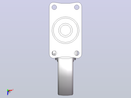 脚轮PARTserver50500858俯视缩略图