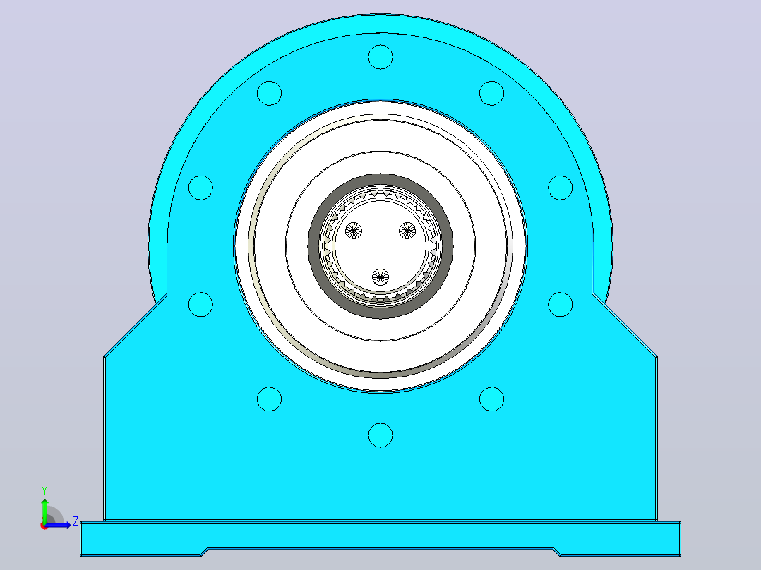 240C1S～241C1S行星减速机[MN3E241C1S51.76FO-IM040-V3]左视图