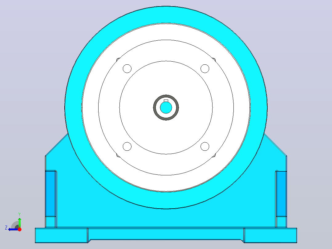 240C1S～241C1S行星减速机[MN3E241C1S51.76FO-IM040-V3]右视图