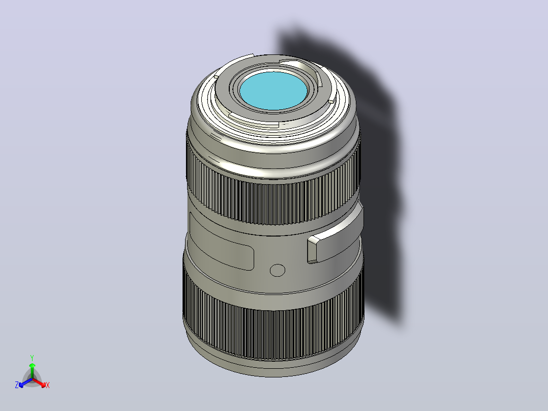 佳伦 18-35mm f-1.8 APS-C 镜头主视图