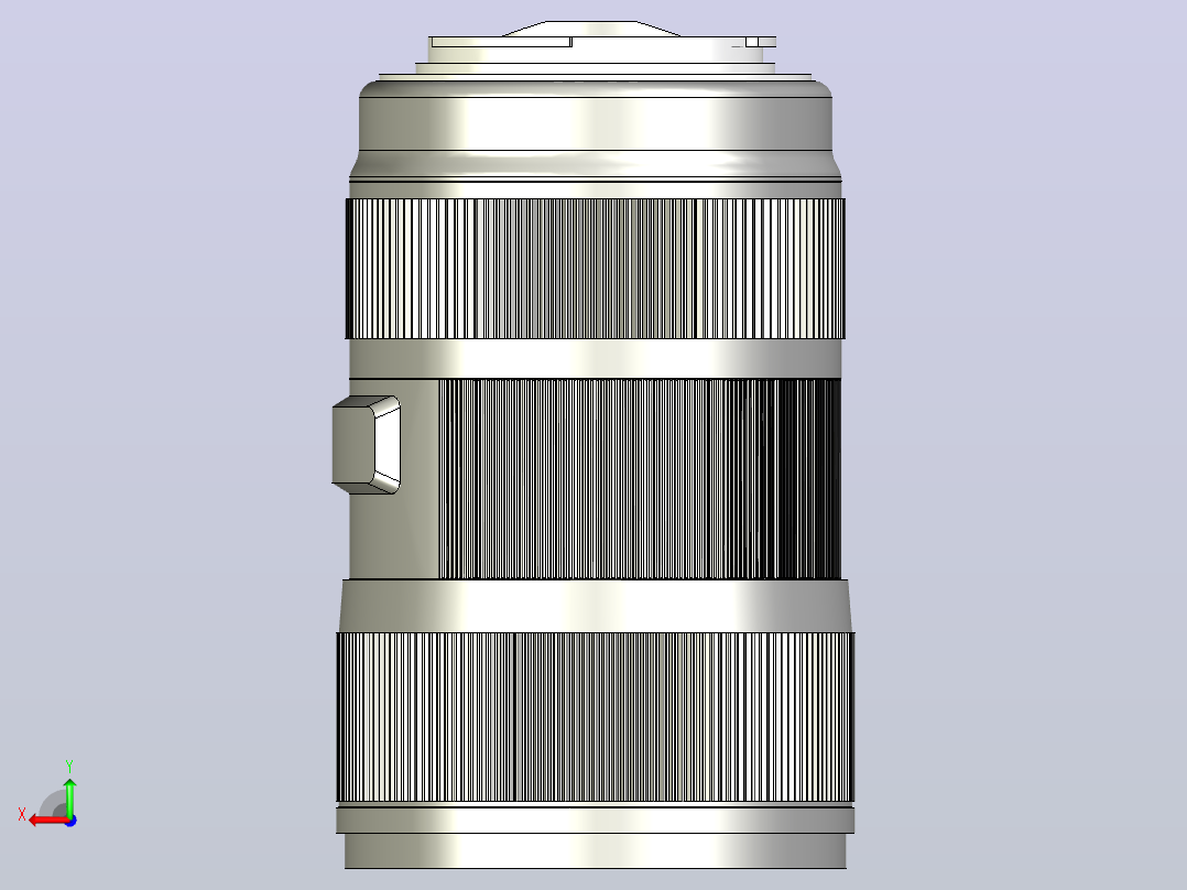 佳伦 18-35mm f-1.8 APS-C 镜头后视图