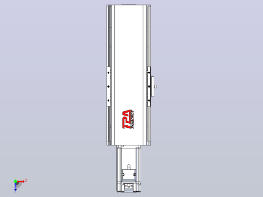 日规模组半封闭丝杆TPA-HNR-110D-1610C-L100-M-C-P40-N3俯视缩略图
