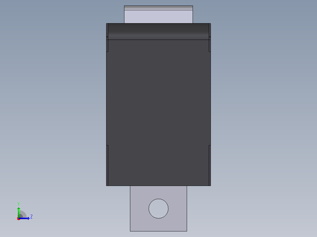 电子器件MicroSwitch左视图