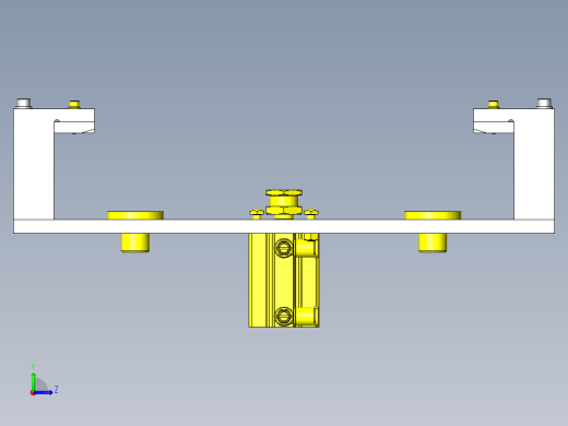 使用连杆的挡块解除机构左视缩略图