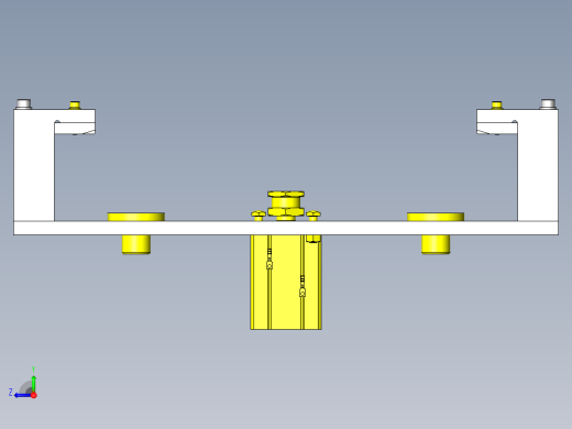 使用连杆的挡块解除机构右视缩略图