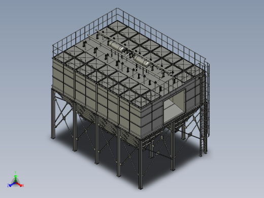 PPCS96-2×8气箱式脉冲袋式除尘器