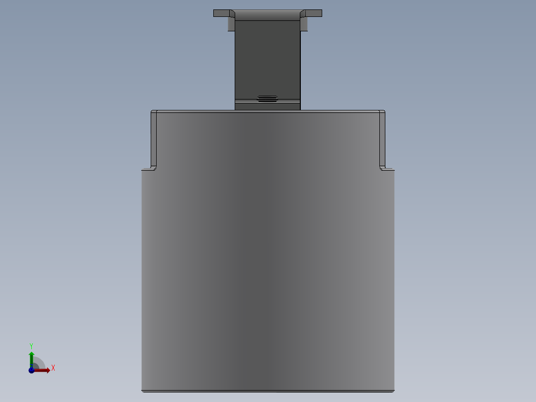激光切割齿轮 台灯模型3D图纸 Solidworks设计 附STEP等多种格式前视图