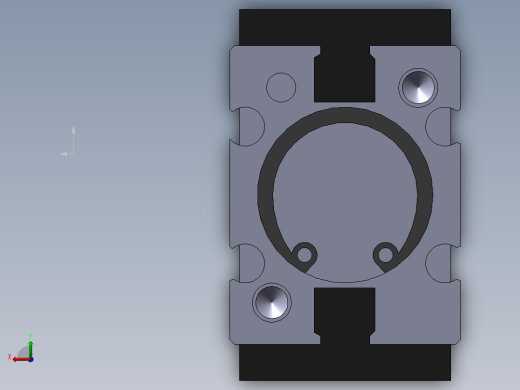 夹紧气缸体后视缩略图
