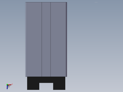 夹紧气缸体俯视缩略图