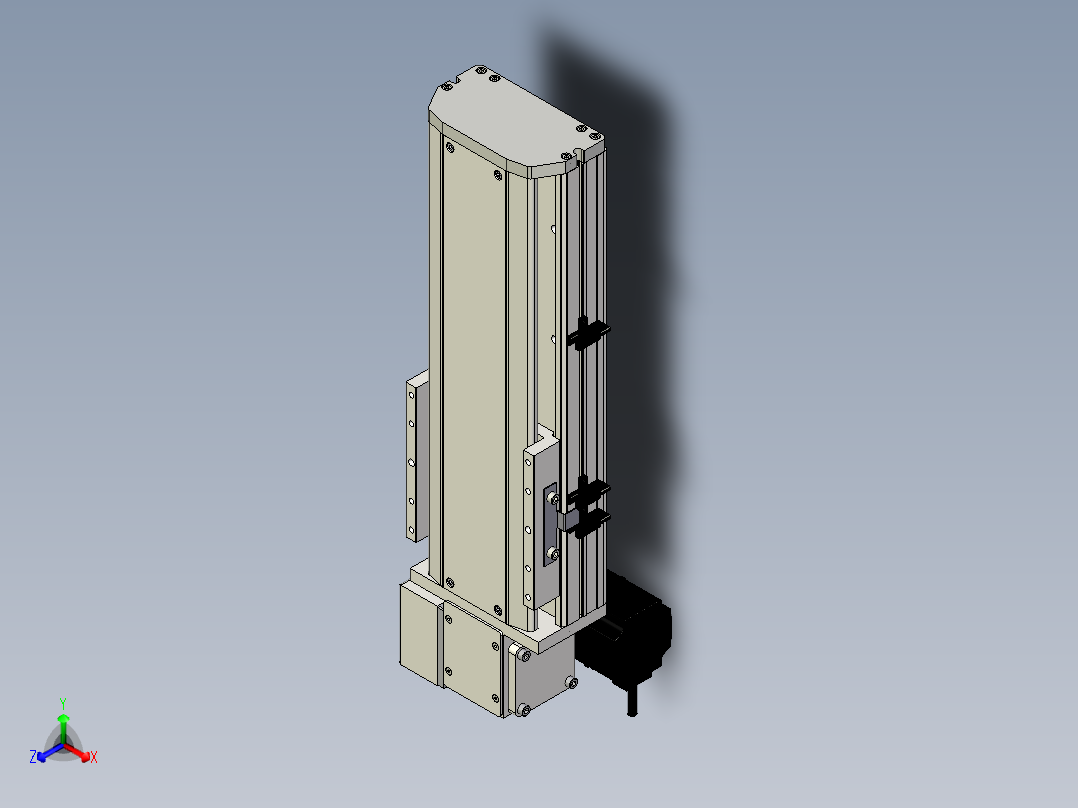Toyo东佑达直线模组-ETB14-LD-150主视图
