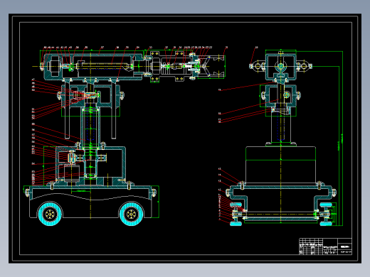 小型仓储机器人的结构设计 包含CAD图纸和说明文档参考