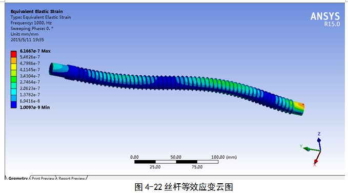 旋转定位测试实验台的仿真及稳定性的ANSYS分析（毕业设计附带proe及仿真视频）