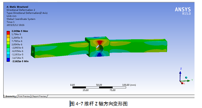 旋转定位测试实验台的仿真及稳定性的ANSYS分析（毕业设计附带proe及仿真视频）