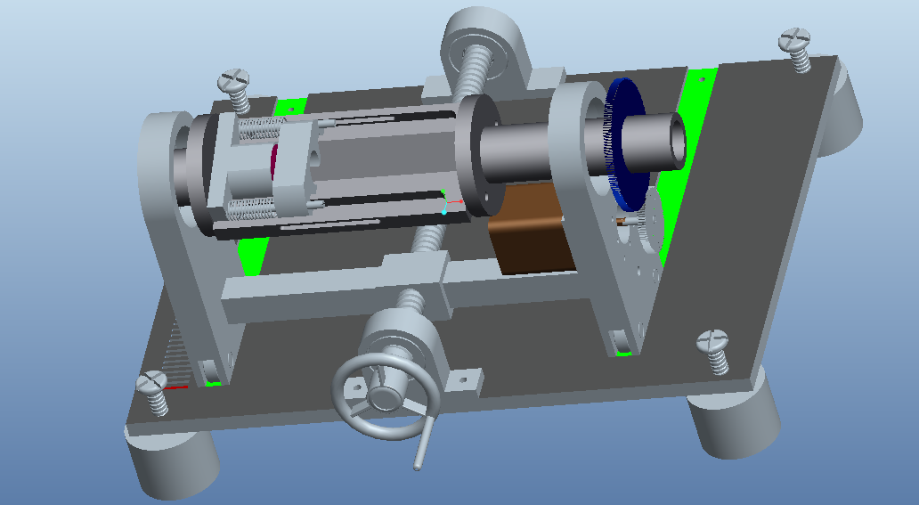 旋转定位测试实验台的仿真及稳定性的ANSYS分析（毕业设计附带proe及仿真视频）