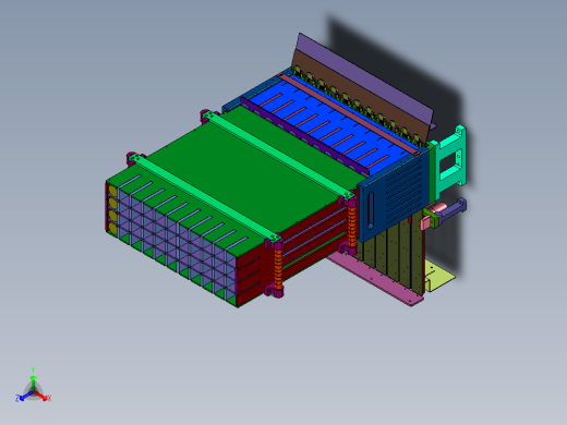 塑料片材单片分离机构