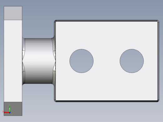 吊模塊(大頭)CHPLL-3D多系列多零件图纸模型后视缩略图