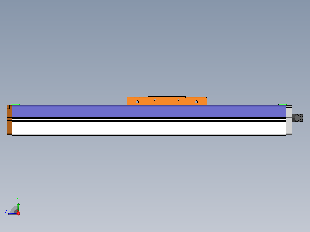 MCH丝杆全封闭MCH12-M-100W右视图