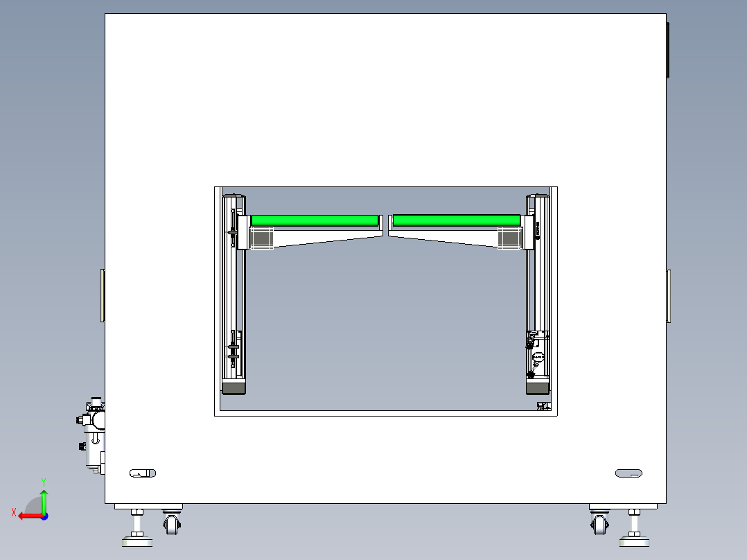PCB点数机后视图