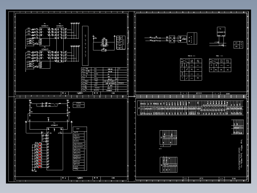 某地母联柜电气原理图（全套原理图）